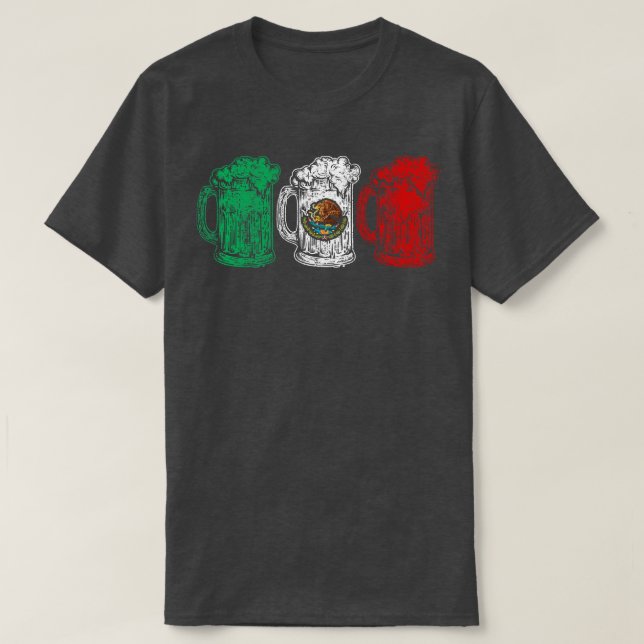 Beer Mexico Mexican T-Shirt (Design Front)