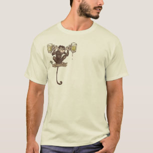 Beer Monkey by Mudge Studios T-Shirt