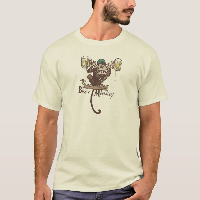 Beer Monkey T-Shirt (Front)