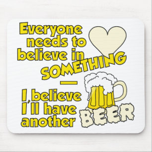 Beer mousepad