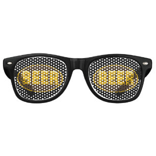 Beer Mug Oval Retro Sunglasses