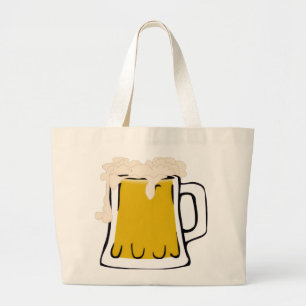 Beer Mug Tote Bag