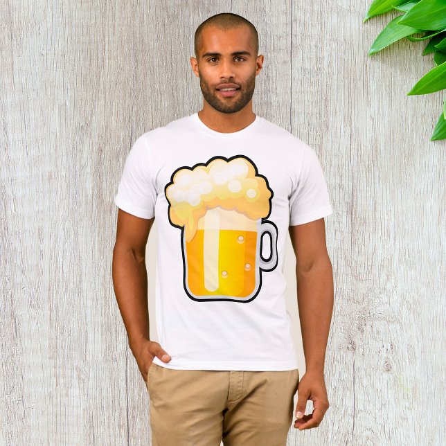 Beer Mug with Frothy Foam T-Shirt (Creator Uploaded)