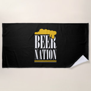 Beer Nation Beach Towel