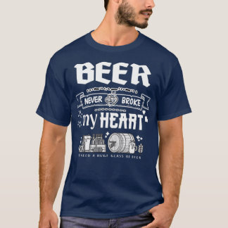 Beer never broke my heart funny quotes Triblend T-Shirt