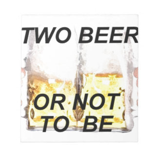 beer notepad