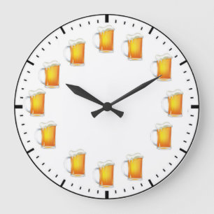Beer-O-Clock Large Clock