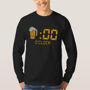 Beer O'clock It's Beer Time Beer Drinkers T-Shirt