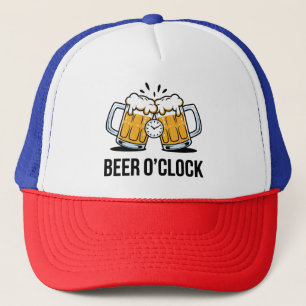 Beer O'Clock - Time to Celebrate with a Cold One Trucker Hat