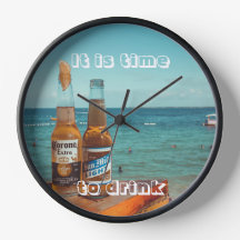 "Beer O'Clock" Wall Clock