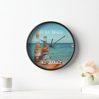 "Beer O'Clock" Wall Clock
