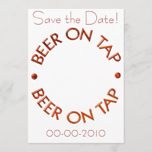 Beer on Tap Invitations