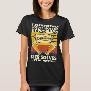 Beer Panning Beer Lover Gold Mining Gold Panner Go T-Shirt