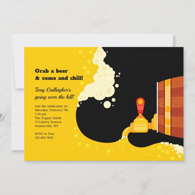 Beer Party Invitation (Front)