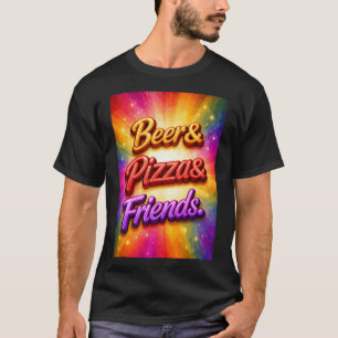 Beer Pizza Friends T-Shirt
