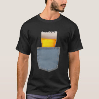 Beer Pocket Drinking T-Shirt