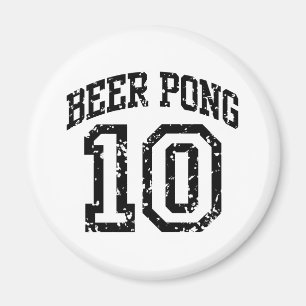Beer Pong 10 Magnet