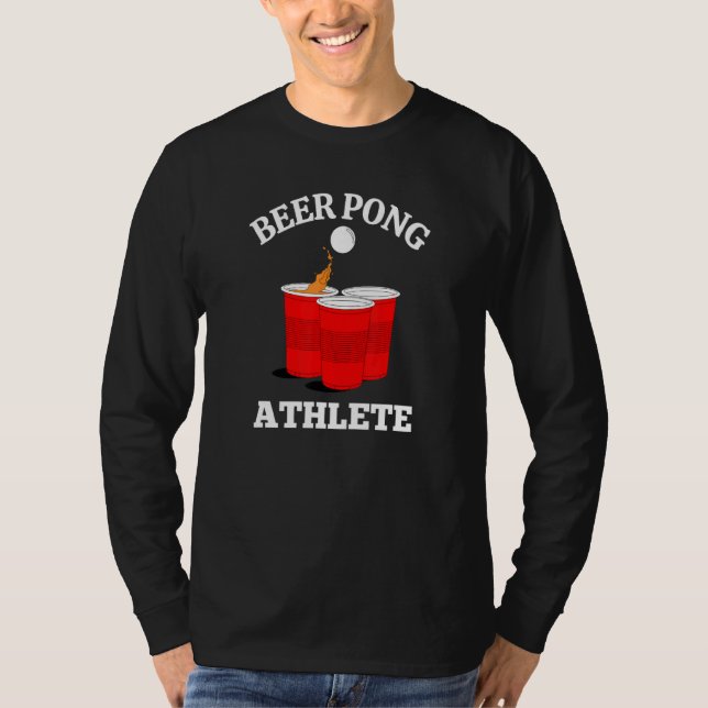 Beer Pong Athlete T-Shirt (Front)