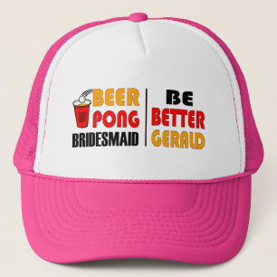 Beer Pong Bridesmaid Trucker Hat