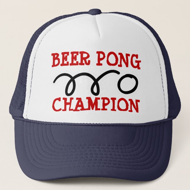 Beer pong chamion hat (Front)