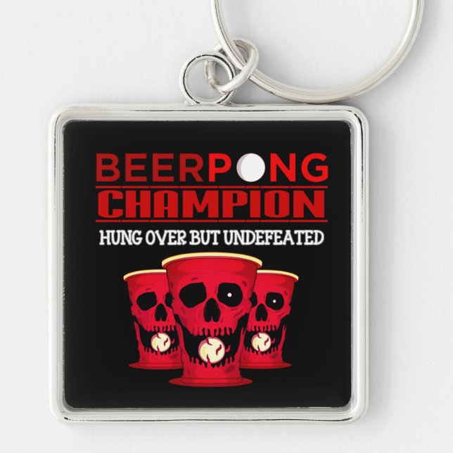 Beer Pong Champion Key Ring (Front)