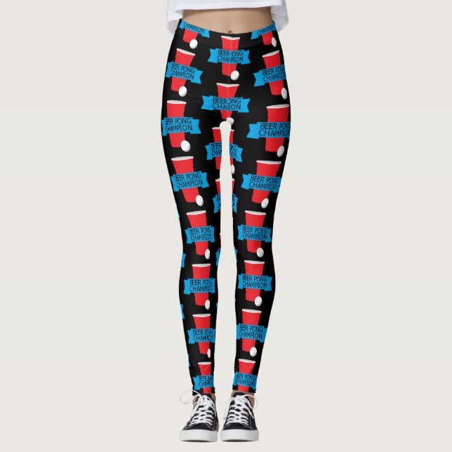 beer pong champion leggings (Front)