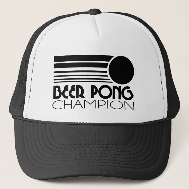 Beer Pong Champion Trucker Hat (Front)