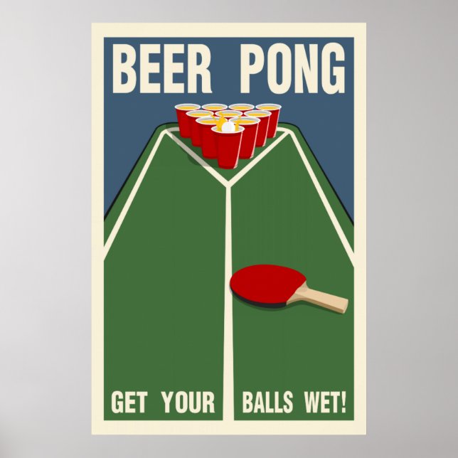 Beer Pong:  Get Your Balls Wet! Poster (Front)