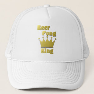 Beer Pong King Trucker Hat