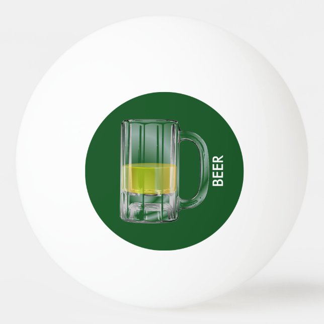 Beer Pong Ping One Star Ping Pong Ball (Front)