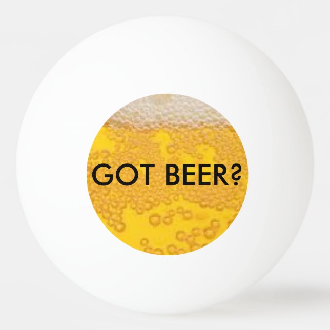 Beer Pong Ping Pong Ball (Front)