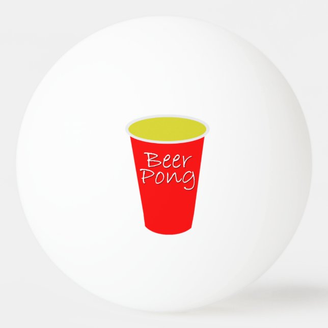 Beer Pong Ping Pong Ball (Front)