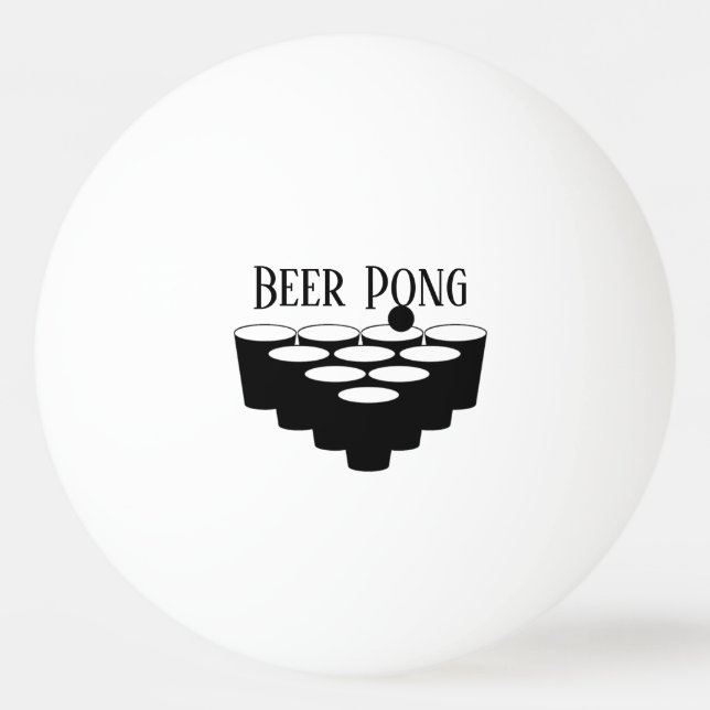 Beer Pong Ping Pong Ball (Front)