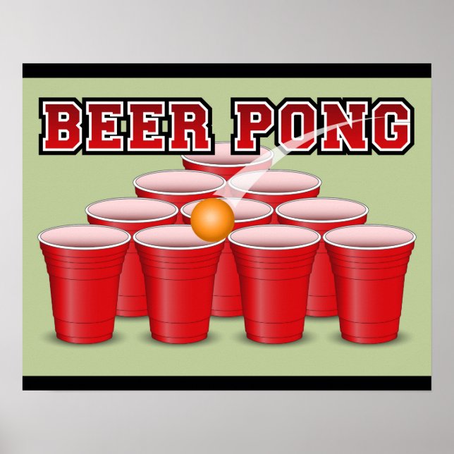 Beer Pong Poster (Front)