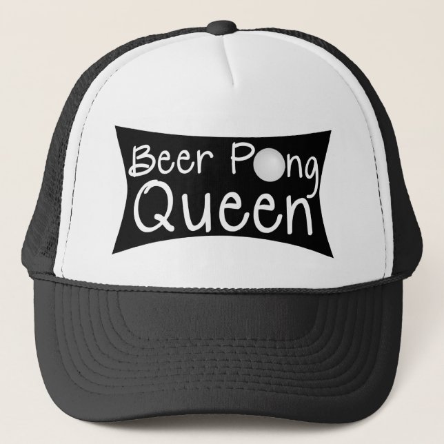 Beer Pong Queen Hat (Front)