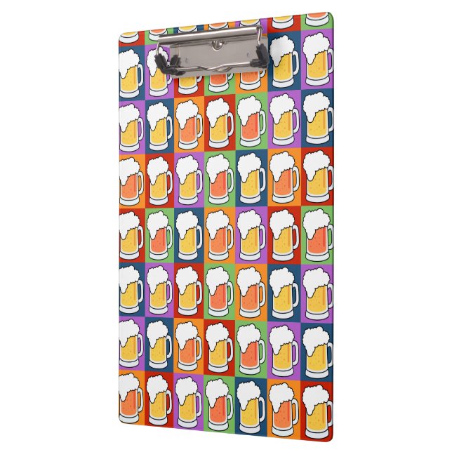 BEER Pop Art custom clipboard (Left)