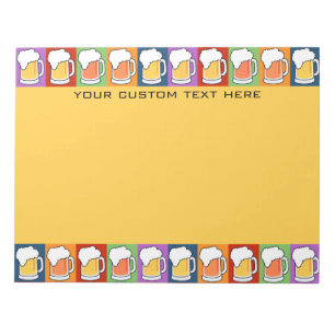 BEER Pop Art custom notepad