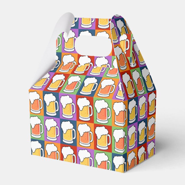 BEER Pop Art favour boxes (Front Side)