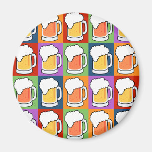BEER Pop Art magnet