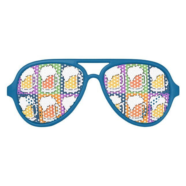 BEER Pop Art party shades (Front)