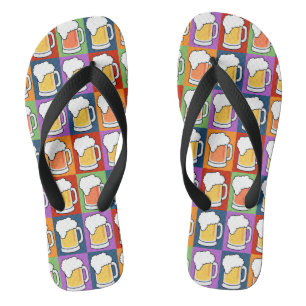 BEER Pop-Art sandals