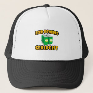 Beer-Powered Geologist Trucker Hat