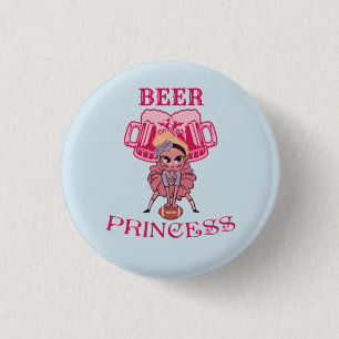 Beer Princess 3 Cm Round Badge
