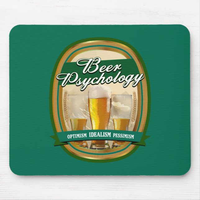 Beer Psychology Mouse Pad (Front)