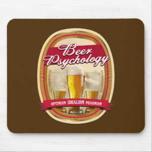Beer Psychology Mouse Pad
