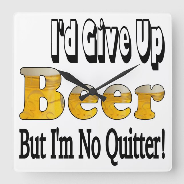 Beer Quitter Clock (Front)