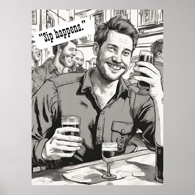  Beer Quote Poster (Front)