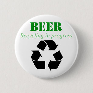 Beer recycling in process button