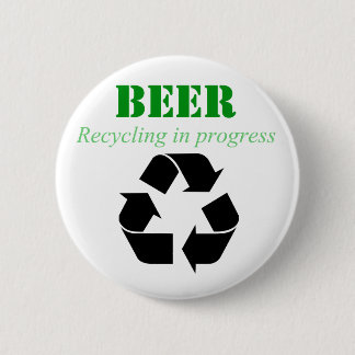Beer recycling in process button