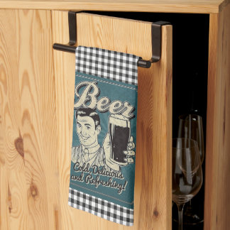 Beer Retro Tea Towel